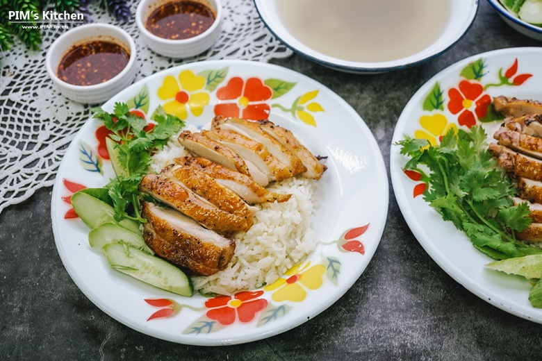 black pepper grilled chicken rice 04