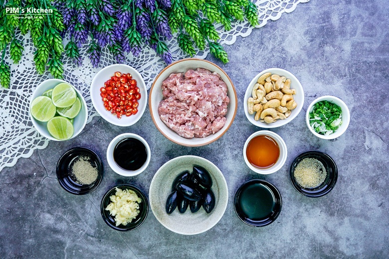 stir fried chinese olives with minced pork on rice01