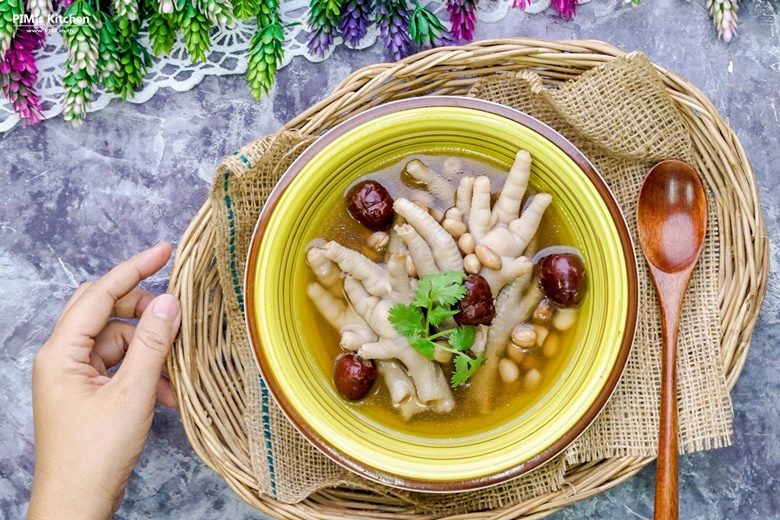 peanuts chicken feet soup 153