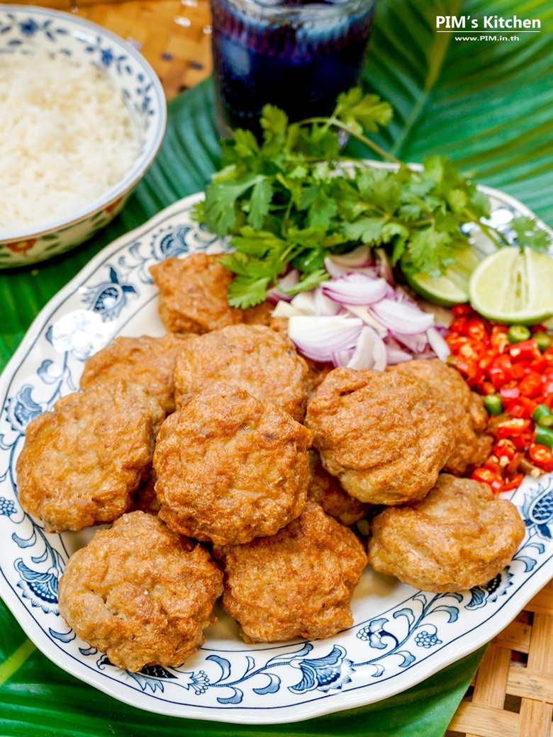 fried salted fish pork ball 005