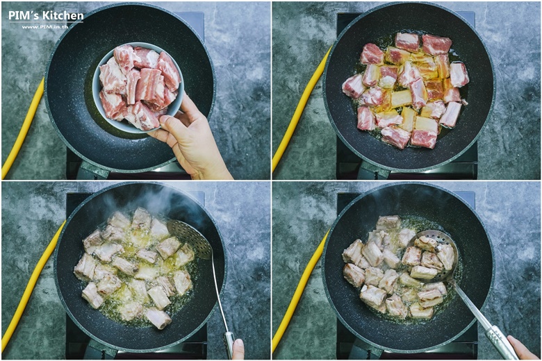 stewed pork ribs with chinese bitter gourd 05