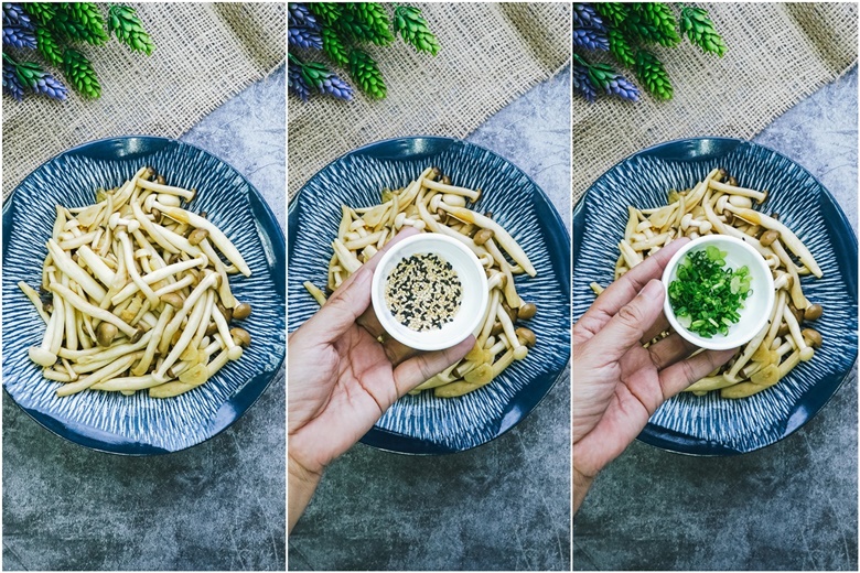 fried mushroom with garlic and butter 4