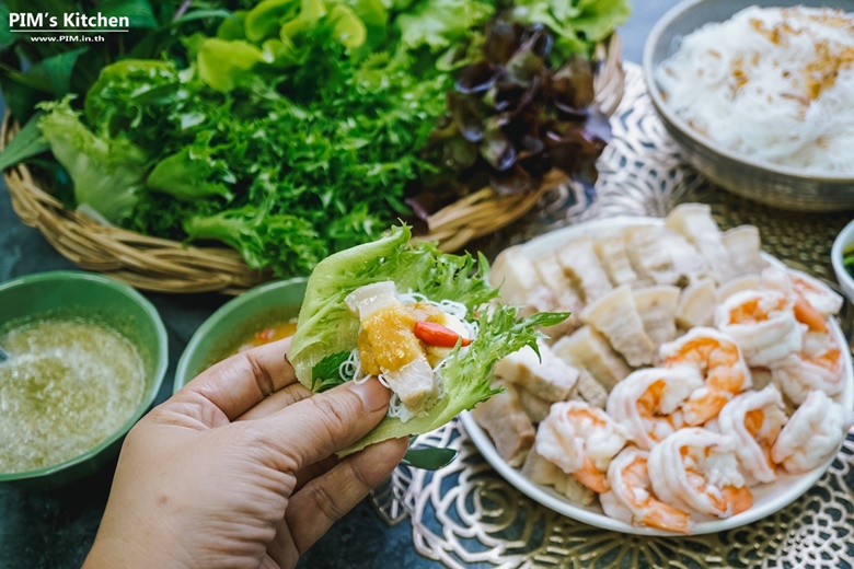 pork vermicelli salad bites 16