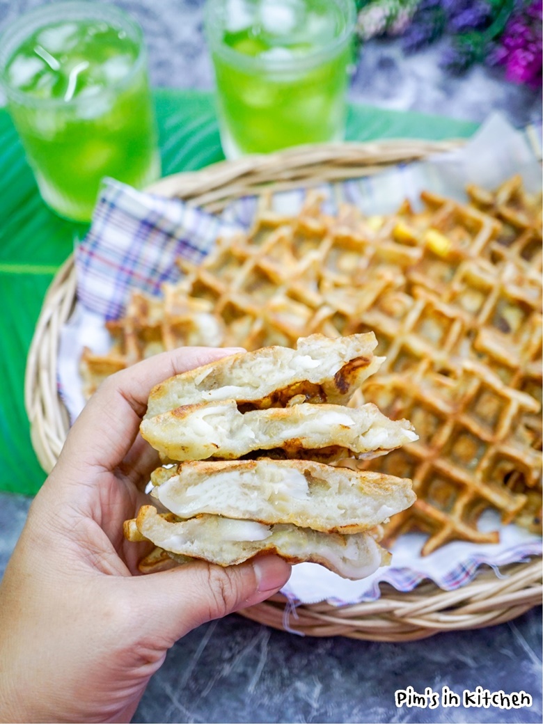 banana cake waffle 05